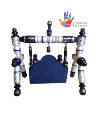 Pearl white blue - Golden